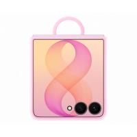 ราคา เคส Samsung Galaxy Z Flip8 Silicone Ring Magnet Case Pink (8806099229344)