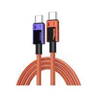 UGREEN X ROV สายชาร์จ USB-C to USB-C Cable 100W 1M. Orange (95188) (6941876291885)