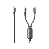 สายชาร์จ JOYROOM RapidX Series 100W 2-in-1 1.5m Dark Gray (S-A57) (6956116757816)