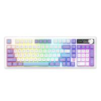 คีย์บอร์ดเกมมิ่ง Ajazz AK980 V2 LCD Mountain mist Maila Switch (6976412987700)