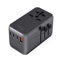 ราคา หัวแปลงปลั๊กไฟ AUKEY Universal Adapter Travel Mate 100W GaN with USB Ports (PA-TA09) (689323786008)