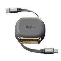 ราคา สายชาร์จ QPLUS USB-C to USB-C Cable SwiftRoll 240W 1M Gray (8856899942035)