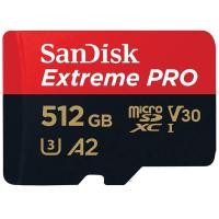 [ของแท้] เมมโมรี่การ์ด SanDisk Extreme Pro microSDXC 512GB V30 U3 C10 A2 200MB/s R 140MB/s W with SD