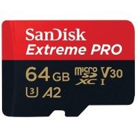 [ของแท้] เมมโมรี่การ์ด SanDisk Extreme Pro microSDXC 64GB V30 U3 C10 A2 200MB/s R 90MB/s W with SD a