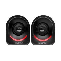 ราคา ลำโพง Signo ZONAR SP-616 LED 2.0 Black (6157078493426)