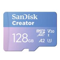 ราคา [ของแท้] เมมโมรี่การ์ด SanDisk Micro SDXC Creator Series 128GB A2 C10 190MB/s R with SD Adapter (SDSQXAA-128G-GN (619659216061)