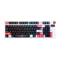 คีย์บอร์ดเกมมิ่ง Nubwo X803 Galactic (White/Black/Red) Red Switch (8859790068668)