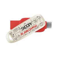 SanDisk X Snoopy แฟลชไดร์ฟ Phone Drive 128GB USB 3.2 Gen 1 (Red) (619659225056)