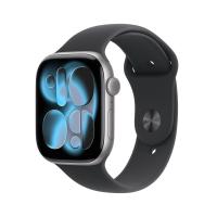 Apple Watch Series 11 GPS 46mm Space Gray Aluminium Case with Black Sport Band - S/M (195950463170)
