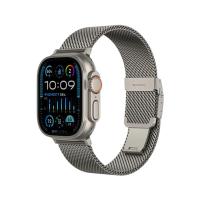 ราคา AMAZINGthing สาย Apple Watch Strap Series 6,7,8,9,10,11,Ultra (38/40/41/42/44/45/49 mm) Premium Metal Titanium (4892878087469)