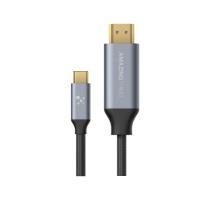 ราคา สายเชื่อมต่อ AMAZINGthing USB-C to HDMI 4K Thunder Pro 1.5M. Black (4896238760085)