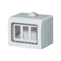 ราคา กล่องกันน้ำแบบลอย 3 ช่อง BTICINO 25503 สีเทา (86038)