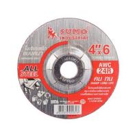 ราคา ใบเจียรเหล็กหนา SUMO AWC24R 4 นิ้ว (100X6 มม.) สีแดง (119468)