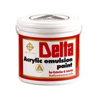 ราคา สีน้ำทาภายนอก DELTA #199 สีขาว ด้าน 1 แกลลอน (145447)