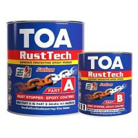 ราคา สีรองพื้นโลหะ TOA RUST TECH A + B 1/4 แกลลอน สีเทา (151934)
