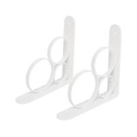 ราคา แขนรับชั้นเหล็ก STACKO O 15x15 ซม. สีขาว (194045)