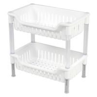 ราคา ชั้นวางของ พลาสติก 2 ชั้น KEY WAY AE272 (229485)