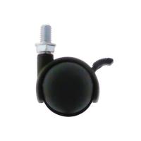 ราคา ลูกล้อไนลอนคู่ TMC สกรูหมุน มีเบรก 1.5 นิ้ว สีดำ (249703)