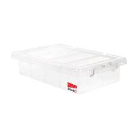 ราคา กล่องเก็บของ ฝาล็อค STACKO 51140 18 ลิตร สีขาว (251536)