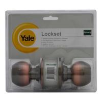 ราคา ลูกบิดห้องน้ำ YALE KN-VCA5122US11 หัวกลม สีทองแดงรมดำ (253685)