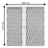 ราคา ประตูเหล็กนิรภัยสำเร็จรูป S.D.BRILLIANT 204x214 ซม. (1008719)