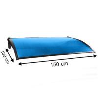 ราคา กันสาดโพลีคาร์บอเนต ผิวใส SUNSHIELD 100X150 ซม. สีน้ำเงิน (1015465)