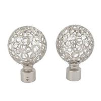 ราคา หัว-ท้ายรางผ้าม่าน หัวฉลุ HOME LIVING STYLE 19 มม. สีเงิน (1018676)
