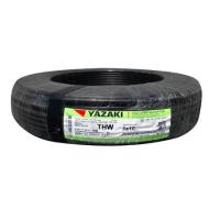 ราคา สายไฟ THW IEC01 YAZAKI 1x10ตร.มม. 100 ม. สีดำ (1020115)