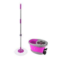 ราคา ชุดอุปกรณ์ถังปั่นพร้อมไม้ม็อบ BE WISH STAINLESS PLUS สีม่วง (1020518)