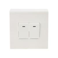 ราคา ชุดสวิตช์ 1 ทาง 2 ช่อง PANASONIC BSW 1201 สีขาว (1042584)