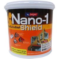 ราคา สีน้ำทาภายนอก BEGER NANO1 SHIELD BASE B กึ่งเงา 3.5 ลิตร (1057770)