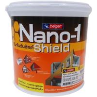 ราคา สีน้ำทาภายนอก BEGER NANO1 SHIELD BASE C กึ่งเงา 3.5 ลิตร (1057858)