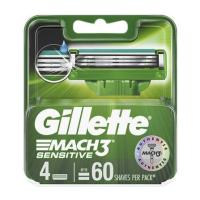 ราคา ใบมีด GILLETTE MACH 3 SENSITIVE CART 4 ใบ (1070516)