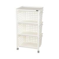 ราคา ชั้นวางของ 3 ชั้น มีล้อ DKW 42.8x33.5x79.3 ซม. สีขาว (1093323)