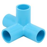 ราคา ข้อต่อสี่ทางตั้งฉาก PVC SCG 1/2 นิ้ว สีฟ้า (1094490)