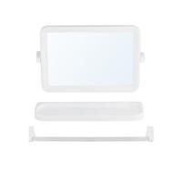 ราคา ชุดกระจกพลาสติกเหลี่ยม 3 ชิ้น MOYA 14391 สีขาว (1097466)