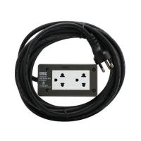 ราคา บล็อกยาง 2x4 พร้อมสาย VCT 3x1.5 2 ช่อง UNIC B2-2 5 เมตร สีเทา (1102897)