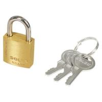 ราคา กุญแจสปริง SOLEX SL99 20 มม. สีทองเหลือง (1103660)