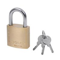 ราคา กุญแจสปริง SOLEX SL99 25 มม. สีทองเหลือง (1103679)