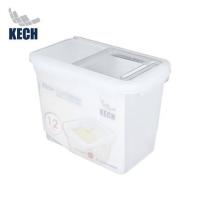 ราคา ถังข้าวสารพลาสติก 12 กก. ฝาสไลด์ KECH (1108836)