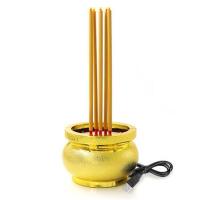 ราคา ธูปไฟฟ้า 5 ดอก CLAIRE สีทอง (1120509)