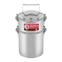 ราคา ปิ่นโตสเตนเลส 2 ชั้น ZEBRA SMART LOCK JUMBO (1130393)