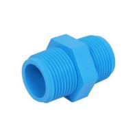 ราคา นิปเปิ้ลหนา PVC เกลียวนอก SCG 3/4 นิ้ว สีฟ้า (1136710)