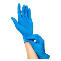 ราคา ถุงมือยางไนไตรชนิดไม่มีแป้ง POLY-BRITE SIZE M สีฟ้า (1140881)