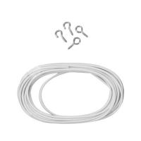 ราคา ลวดสปริงพร้อมหัวท้าย HOME LIVING STYLE 5 ม. สีขาว (1141605)