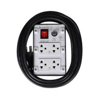 ราคา บล็อกยาง 4x4 พร้อมสาย VCT3x1.5 4ช่อง 1สวิตช์ ELECKTA 10 เมตร สีดำ (1143950)