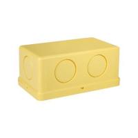 ราคา กล่องพักสาย ELECKTA 2X4 นิ้ว สีเหลือง (1146443)