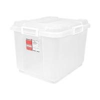 ราคา กล่องเก็บของ มีล้อ ฝาล็อค STACKO 90 ลิตร 60.8X50.3X44.7 ซม. สีใส (1150442)