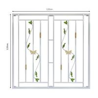 ราคา เหล็กดัดหน้าต่าง MHOLARN ดอกไม้ร่าเริง 120X120 ซม. สีขาว (1151107)