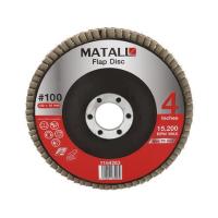 ราคา ผ้าทรายซ้อนหลังแข็ง เบอร์ 100 MATALL 4 นิ้ว แพ็ก 2 ชิ้น (1154263)